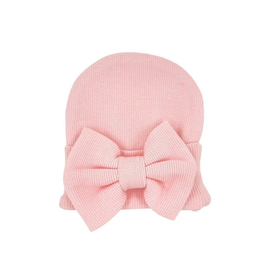 May Mays baby newborn hat Beau rib pink