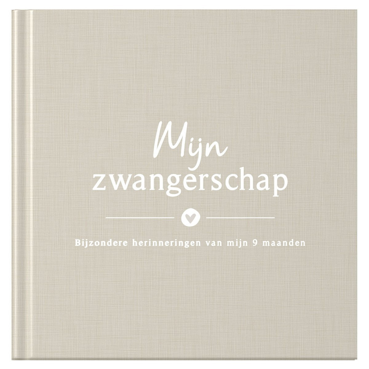 Fyllbooks Mijn zwangerschapsdagboek - Linnen Beige