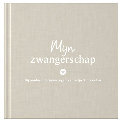 Fyllbooks Mijn zwangerschapsdagboek - Linnen Beige