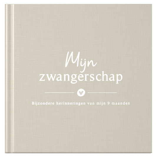 Fyllbooks Mijn zwangerschapsdagboek - Linnen Beige