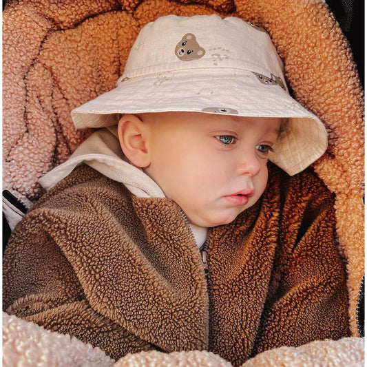 Teddy sun hat | Bears Beige | 0-2 years | May Mays