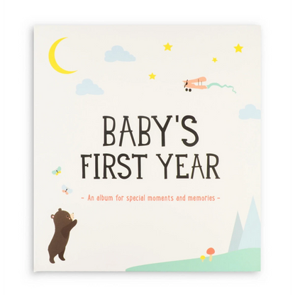 Milestone Baby's first year album (Engelstalig)