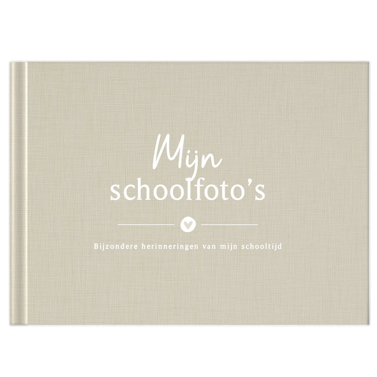 Fyllbooks Mijn schoolfotoboek - Linnen Beige