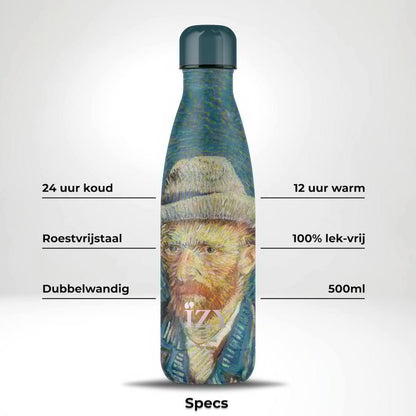 Thermosfles - HEET - KOEL - Zelfportret - Van Gogh - 500ML