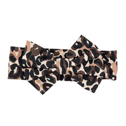 May Mays | Lilly Hair Band | Leopard Bowknot | 0-4 years