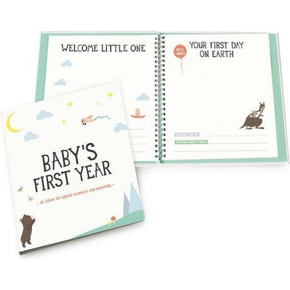 Milestone Baby's first year album (Engelstalig)