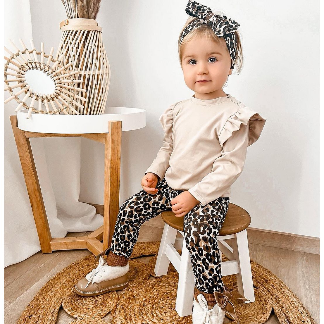 May Mays | Lilly Hair Band | Leopard Bowknot | 0-4 years