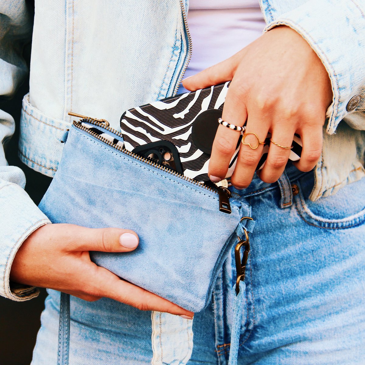 Crossbody Bag - jeans