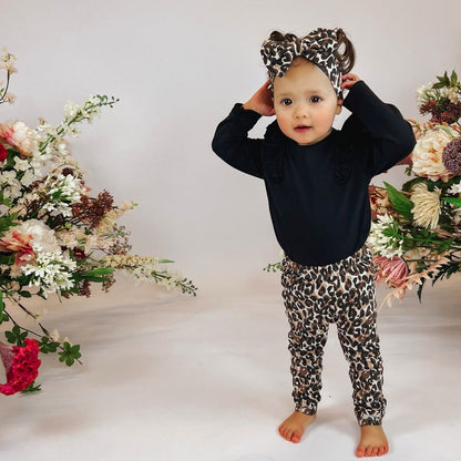 May Mays | Lilly Hair Band | Leopard Bowknot | 0-4 years