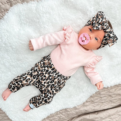 May Mays | Lilly Hair Band | Leopard Bowknot | 0-4 years