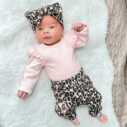 May Mays | Lilly Hair Band | Leopard Bowknot | 0-4 years