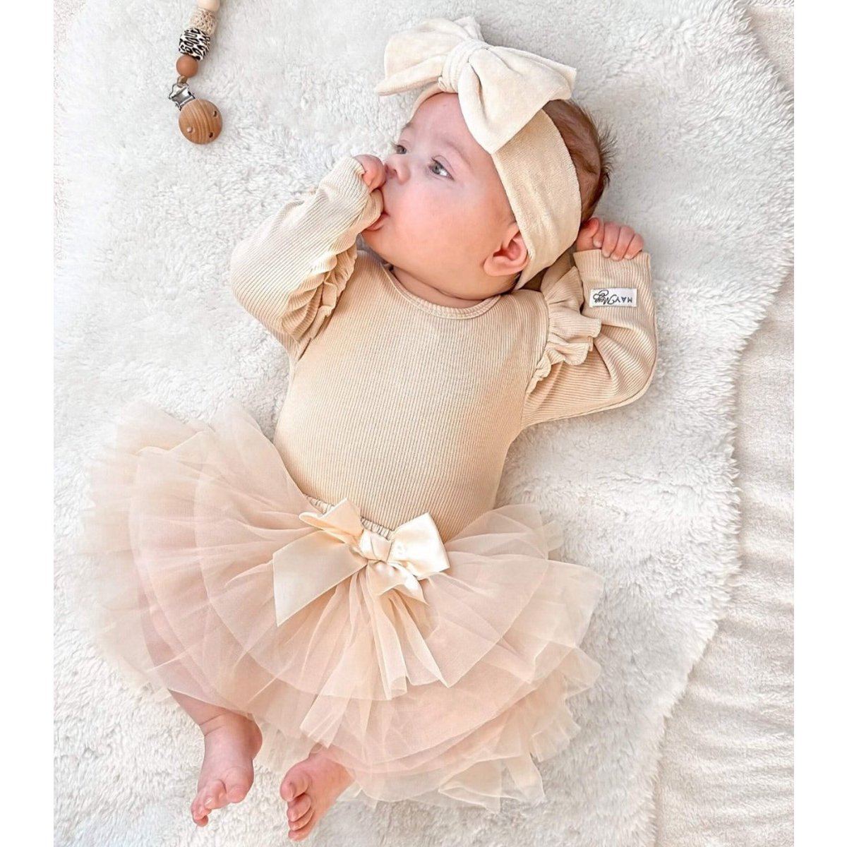 Annabel Hailey set - tutu, romper en hoofdband